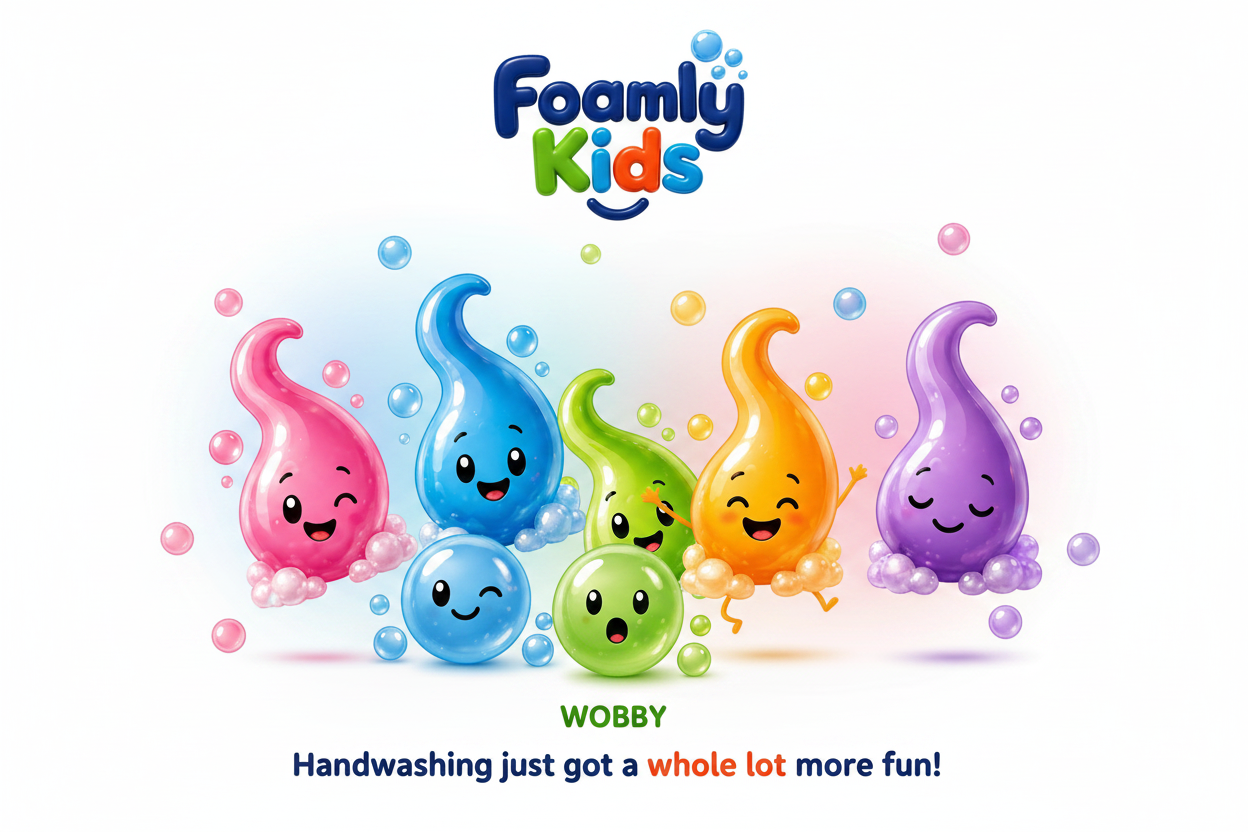 Foamly Kids Character Poster